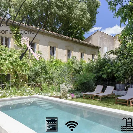Bed & Breakfast Mas De Charme - T2 Et D'hotes Avec Piscine & Jardin Marsillargues